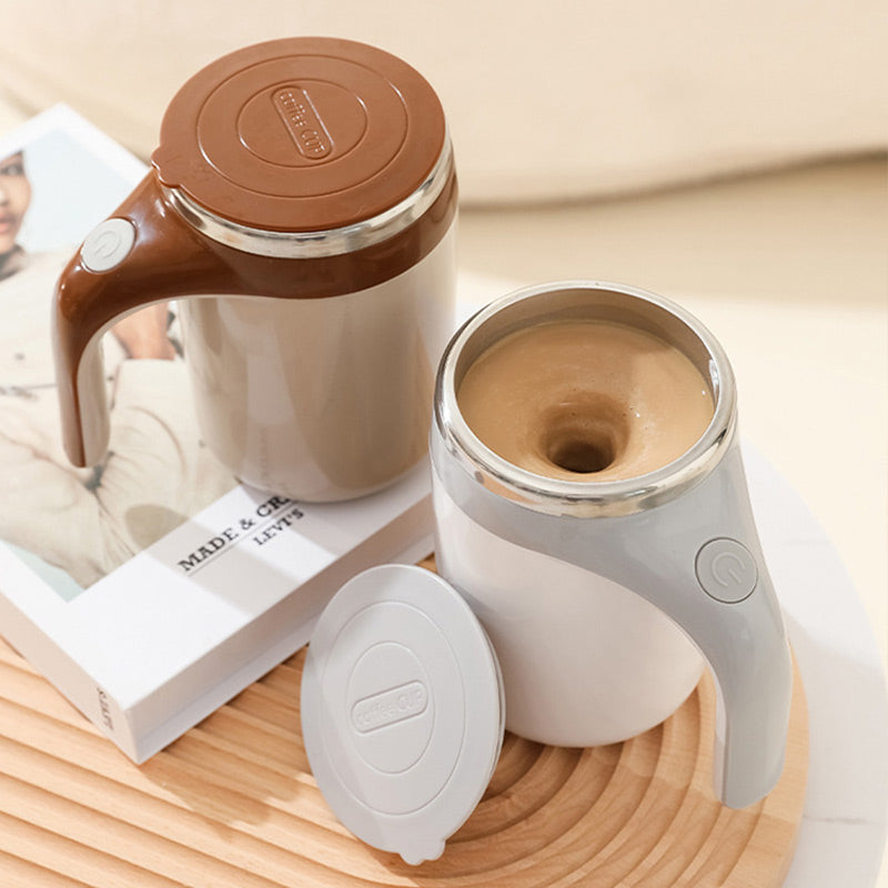 Tasse à Café à Agitation Automatique Magnétique - Mélange Automatique D'un Bouton - Batterie Rechargeable USB, étanche - 500 MAh
