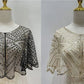 Étole Vintage en Dentelle avec Perles