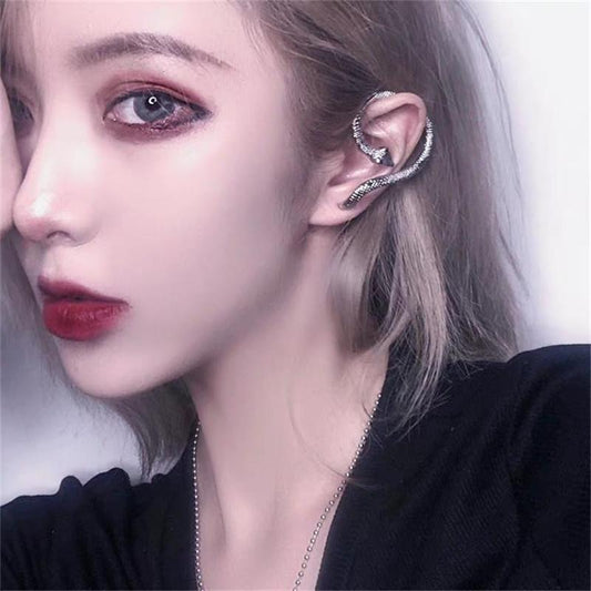 Boucles d’Oreilles en Forme de Serpent (2 Pièces)
