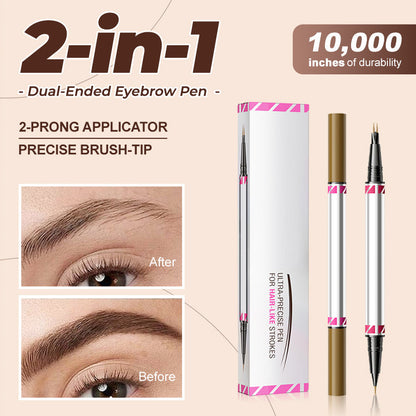😍🔥Achetez 1 Obtenez 1 Gratuit🔥😍Stylo à Sourcils Double-Embout