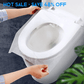 👍Faites attention à l'hygiène et à la santé✅Housse de siège de toilette jetable en plastique biodégradable📢📢50 % de réduction！！！
