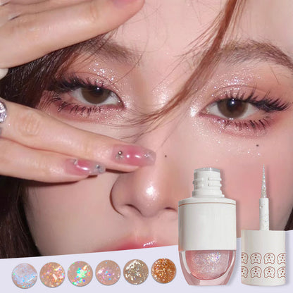 [Meilleur cadeau pour elle] Fard à paupières liquide pigmenté à reflets fins