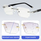 🏆👓 Saphir haute dureté ✨ Anti bleu progressive Far And Near Lunettes de lecture à double usage
