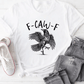 T-shirt Graphique Humoristique Corbeau – Dites-le avec un « Caw »
