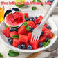 Coupe-fruits 2 en 1 en acier inoxydable