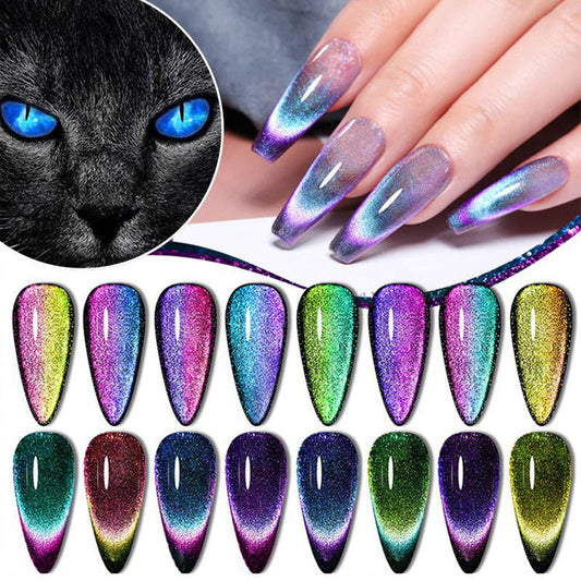 Vernis à Ongles Super Galaxie avec Effet d'Œil de Chat