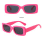 Summer Simple Square-Frame Lightweight Sunglasses