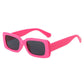 Summer Simple Square-Frame Lightweight Sunglasses
