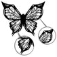 Pochoir eye-liner papillon réutilisable et flexible