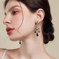 Boucles d'oreilles chandelier vintage en cristal étincelant pour femmes
