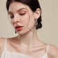 Boucles d'oreilles chandelier vintage en cristal étincelant pour femmes