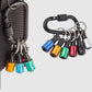 Porte-clés avec porte-embouts de tournevis hexagonaux de 1/4 pouces