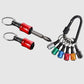 Porte-clés avec porte-embouts de tournevis hexagonaux de 1/4 pouces