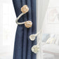 Flower Curtain Tiebacks Clips Twist