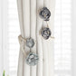 Flower Curtain Tiebacks Clips Twist