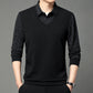 Faux Deux Pièces Chemise à Manches Longues pour Homme
