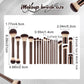 Ensemble de 20 pinceaux de maquillage