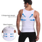 Maillot de corps amincissant pour homme, contrôle du ventre et de la poitrine