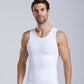 Maillot de corps amincissant pour homme, contrôle du ventre et de la poitrine
