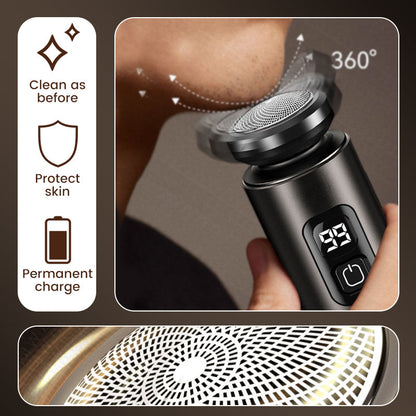 🔥2025 HOT SALE🔥Men's Portable Electric Mini Shaver with Floating Blades