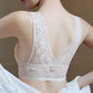 Soutien-gorge push-up sans armatures à fermeture avant en dentelle