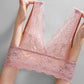 Soutien-gorge push-up sans armatures à fermeture avant en dentelle