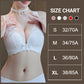 Soutien-gorge push-up sans armatures à fermeture avant en dentelle