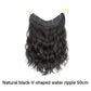 Extension de cheveux à clip en forme de U pour femmes