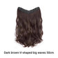 Extension de cheveux à clip en forme de U pour femmes