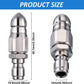 🔩 60% OFF IMMÉDIAT ! 🌊 Buse de Nettoyage pour Égouts en Acier Inoxydable - Élimine les Obstructions et Préviens les Bouchons en Profondeur 💦🚿