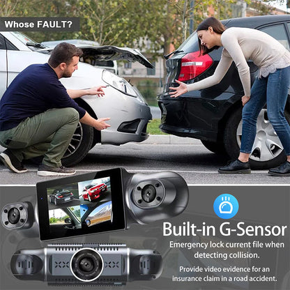 Enregistreur de Voiture à 4 Canaux 1080P