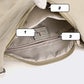 Sac à Bandoulière Élégant en Nylon en Forme de Croissant