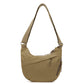 Sac à Bandoulière Élégant en Nylon en Forme de Croissant