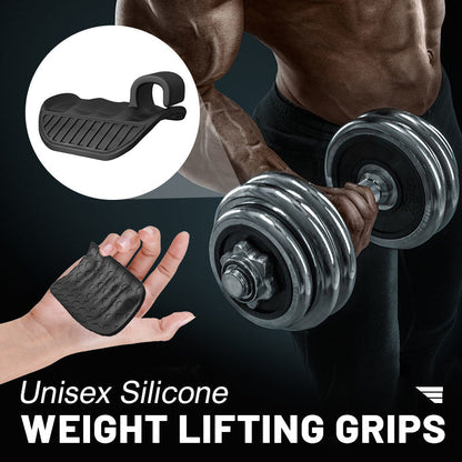 Poignées d'haltérophilie unisexes en silicone