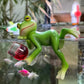 Figurines de grenouilles miniatures Décorations végétales