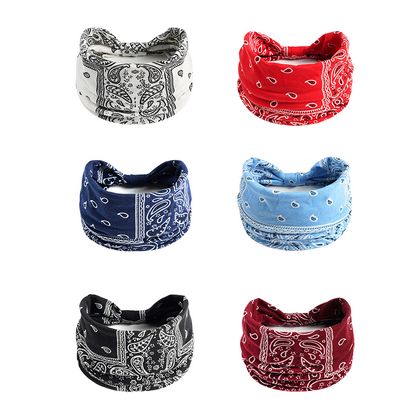 🥰Bandeau large à motif cachemire bohème