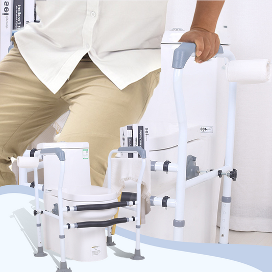 Barres d'appui de sécurité pour toilettes pour personnes âgées