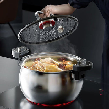 Marmite à micro-pression en acier inoxydable