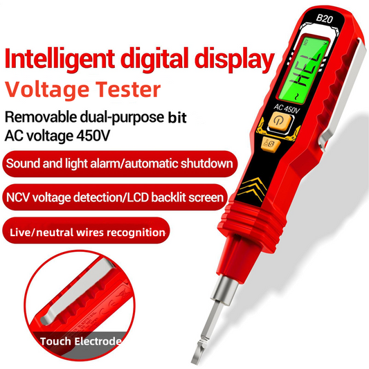 📢Durée limitée 63% de réduction✨Testeur de Tension Sans Contact avec Écran LCD