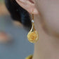 Women's Versatile Gold Rose Earrings