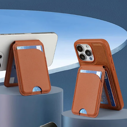 Support de téléphone magnétique avec porte-cartes