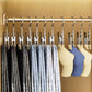 Crochets à linge multifonctionnels avec pinces