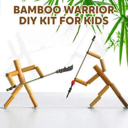 Kit de Bricolage du Guerrier en Bambou pour Enfants