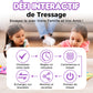 Kit DIY de Fabrication de Bracelets - Cadeau pour Enfants - Améliore les Compétences Manuelles