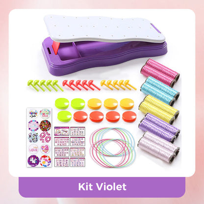 Kit DIY de Fabrication de Bracelets - Cadeau pour Enfants - Améliore les Compétences Manuelles