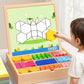 🧩46% DE RÉDUCTION! ✨ PUZZLE MAGNÉTIQUE BOIS - 120 Pièces aux Couleurs Vives, Jeu Éducatif pour Développer la Créativité des Enfants 🎨👧