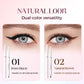 Crayon eye-liner double pointe anti-bavures
