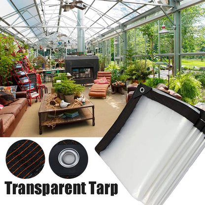 Bâche isolante transparente imperméable à usage intensif