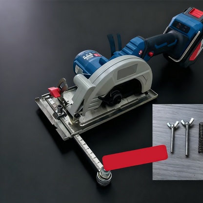 Règle guide en acier inoxydable pour scie circulaire