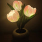 Lampe de Table LED Tulipe – Lampe de Nuit Fleur